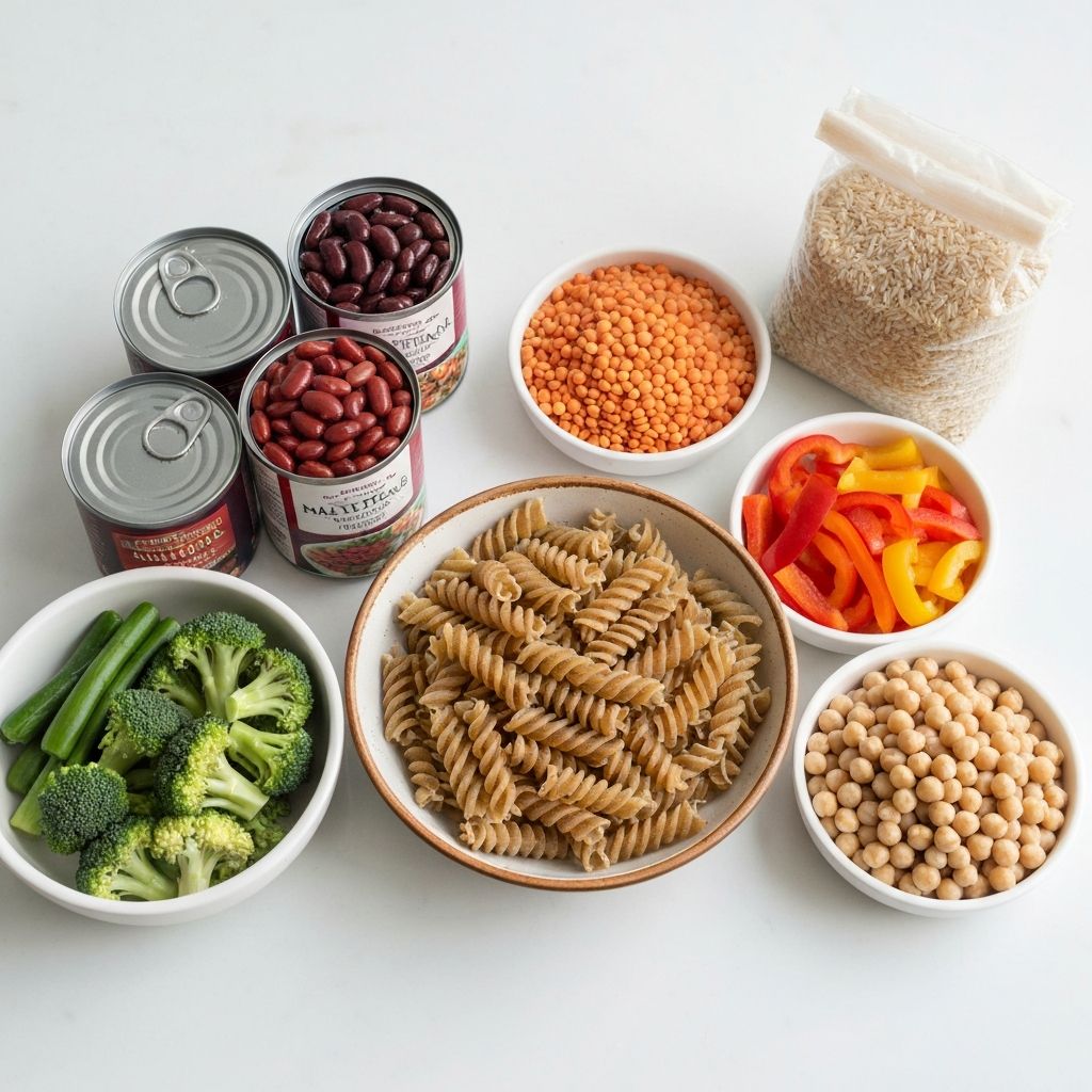 Lunch pantry staples